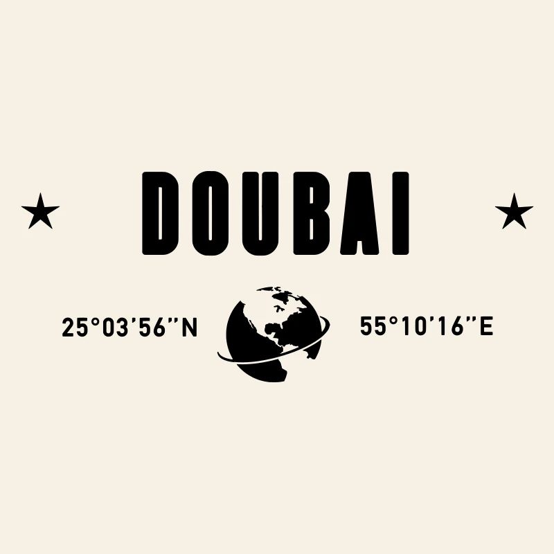 Dubai UAE Coordinates Planet Earth