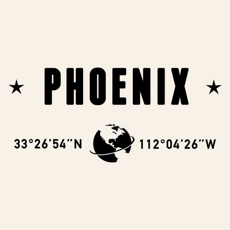 Phoenix Arizona Coordinates Planet Earth