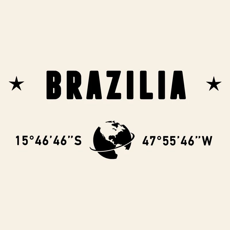Brasilia Brazil Coordinates Planet Earth