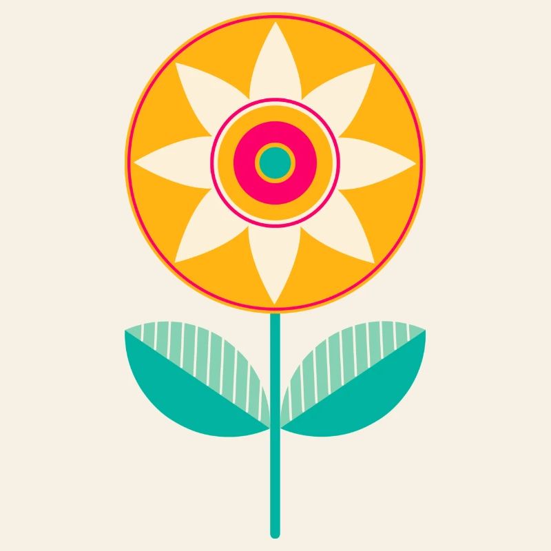 Süße bunte Blume