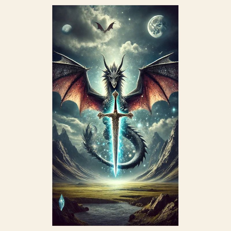 Drache mit Himmlischem Schwert