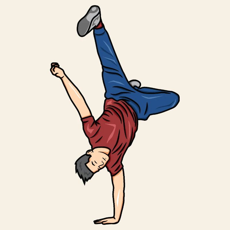 B Boy Drawing