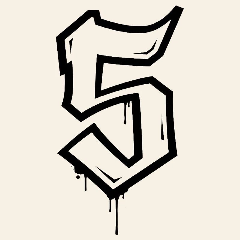 Conception de style graffiti numéro 5