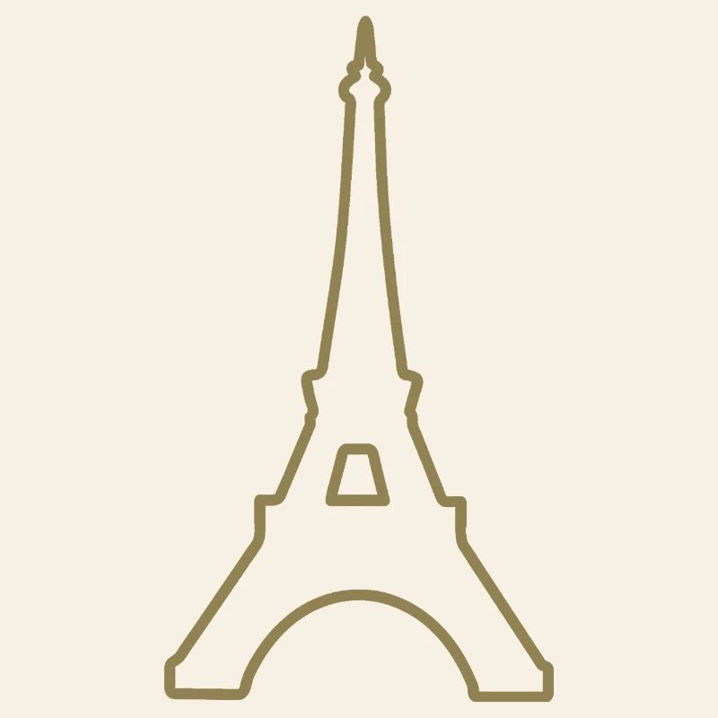 Tour Eiffel Paris monument minimaliste