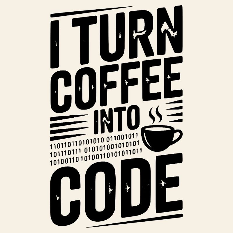 Je transforme le café en code