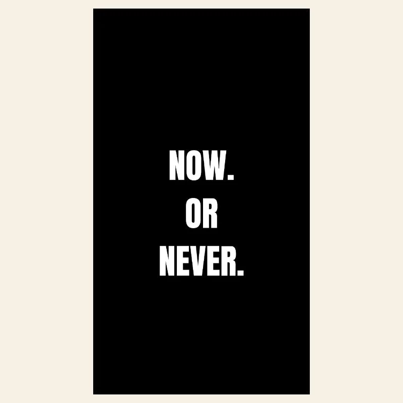 Jetzt Oder Nie - Starke Typo
