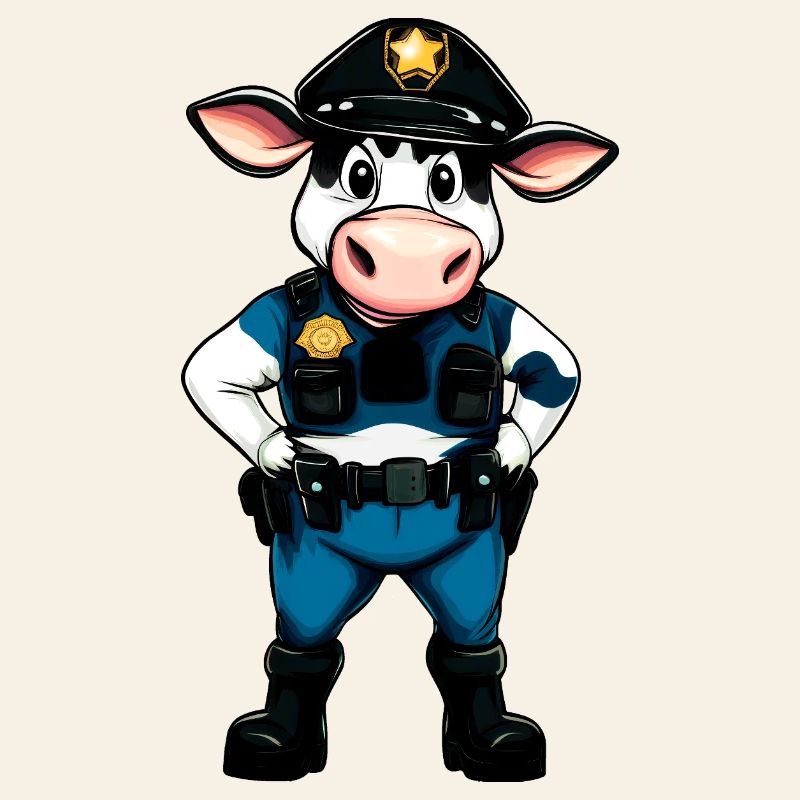 Polizei Kuh