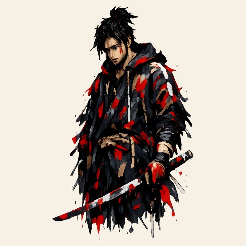 Roter Schatten Samurai
