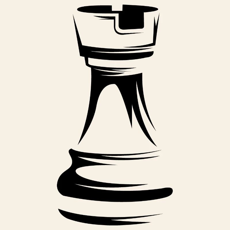 Rook Tower Chess Chess Symbol Illustration Logo