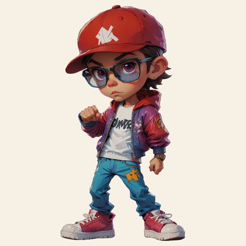 Adolescent branché cool