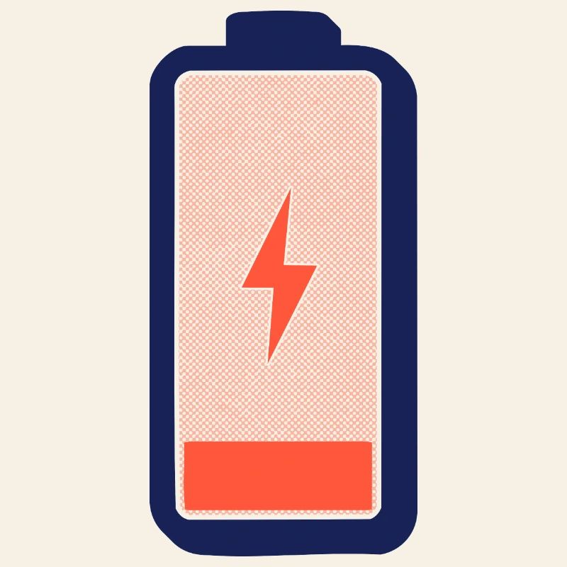 Batterie vide - chargez-moi !