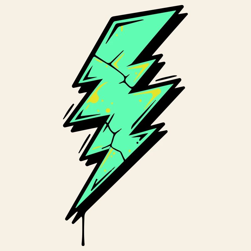 Blitzstil Blitz Abstrakt