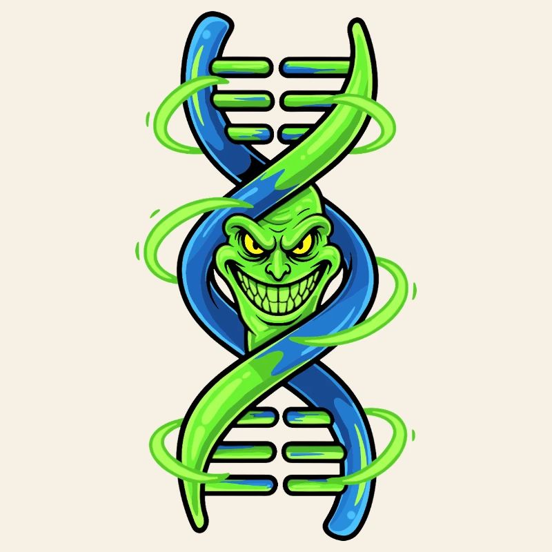 Demonic DNA Double Helix