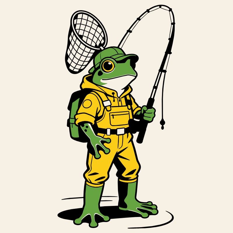 Pêcheur de grenouilles