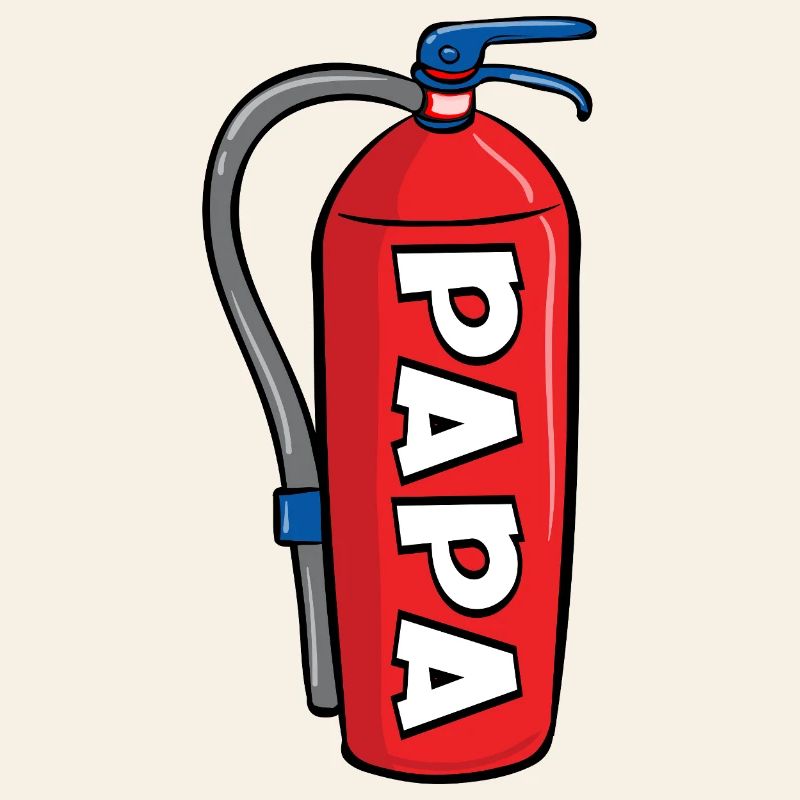 Annonceur du bébé - Papa pompier