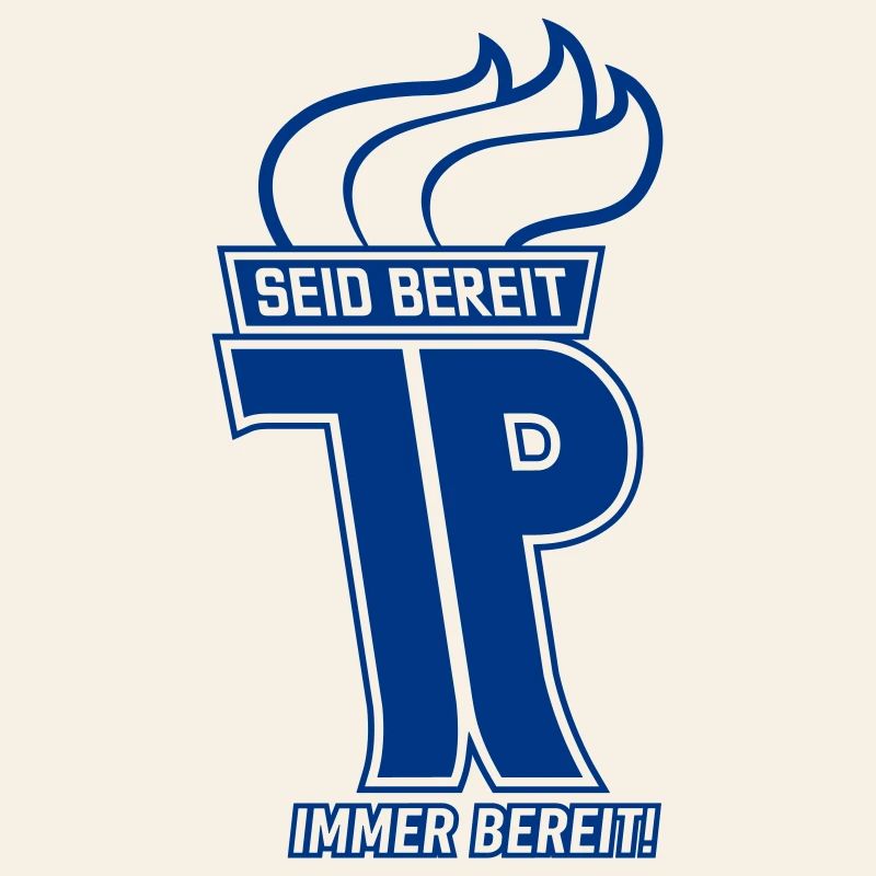 JP - Junge Pioniere immer bereit (Farbe änderbar)