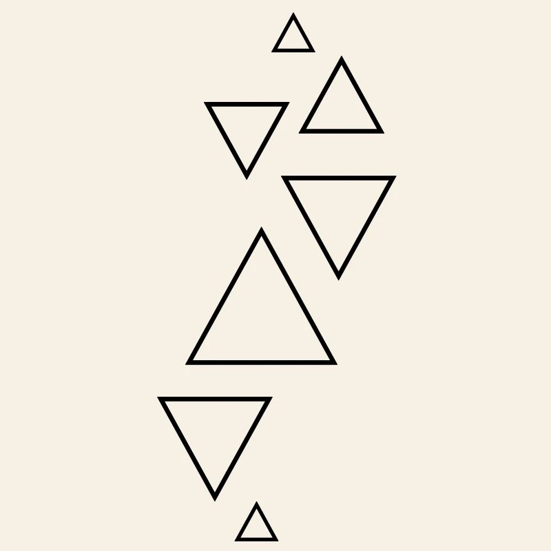 forms hipster triangles
