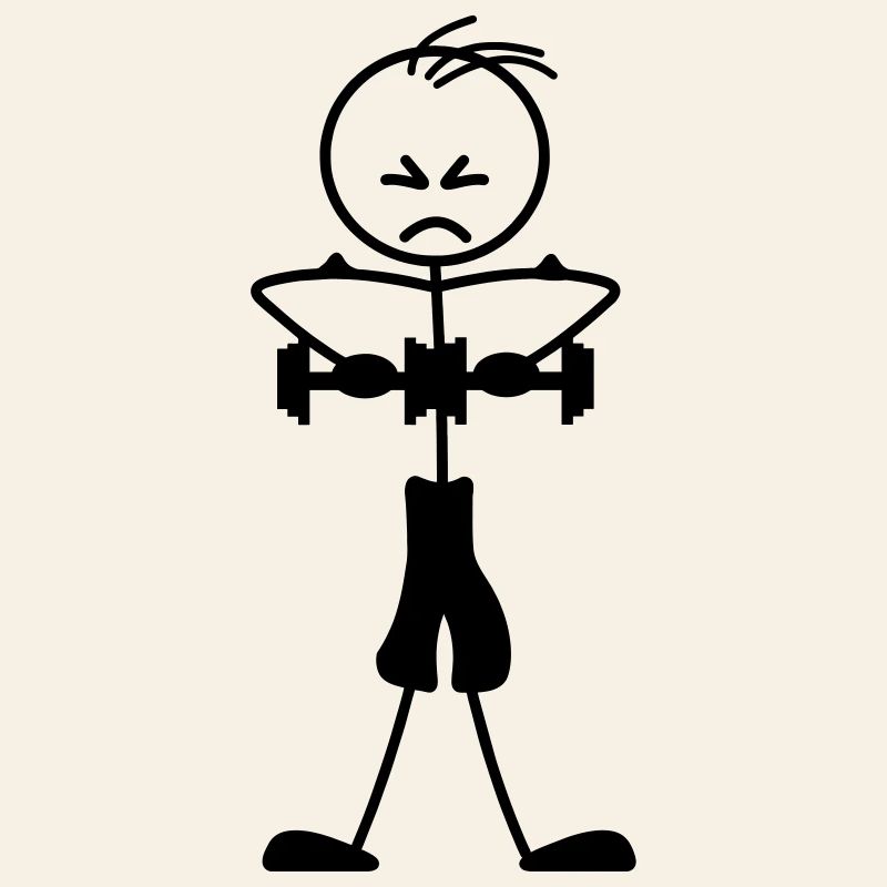 Krafttraining von Drahtfigur Logo, Emblem