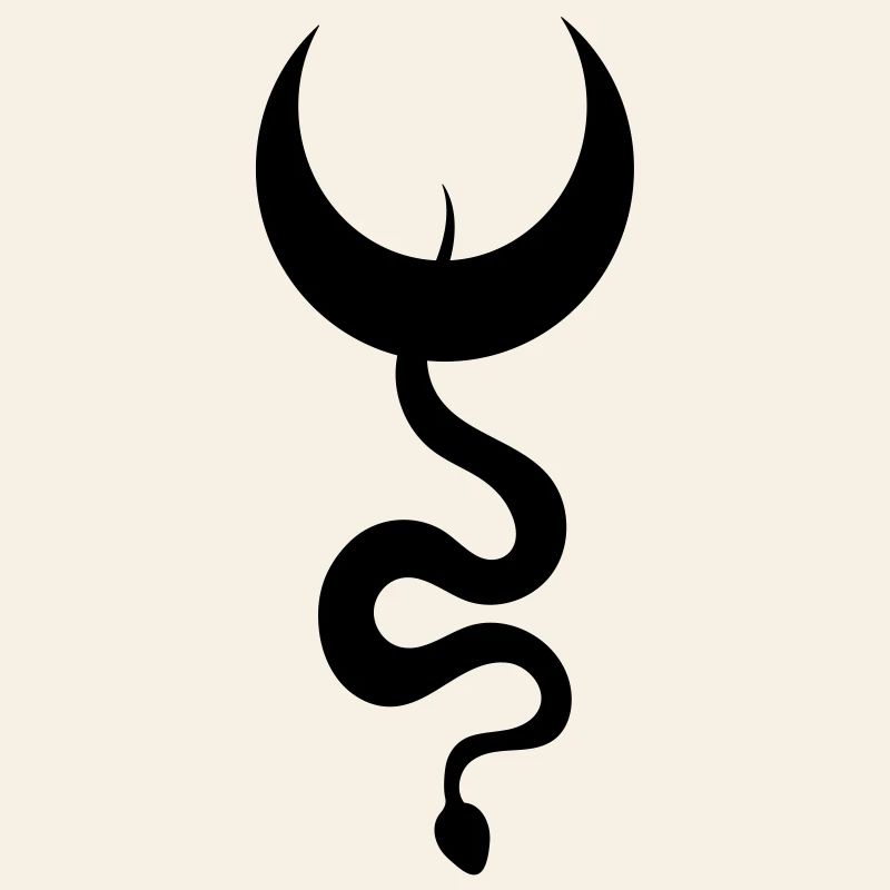 Lune avec serpent