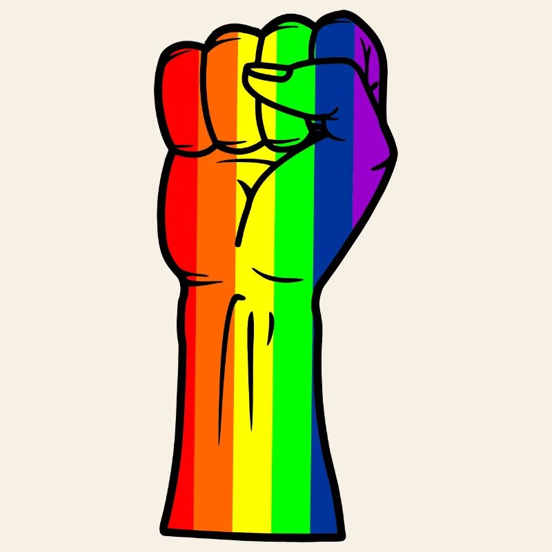 Regenbogen-Handfaust