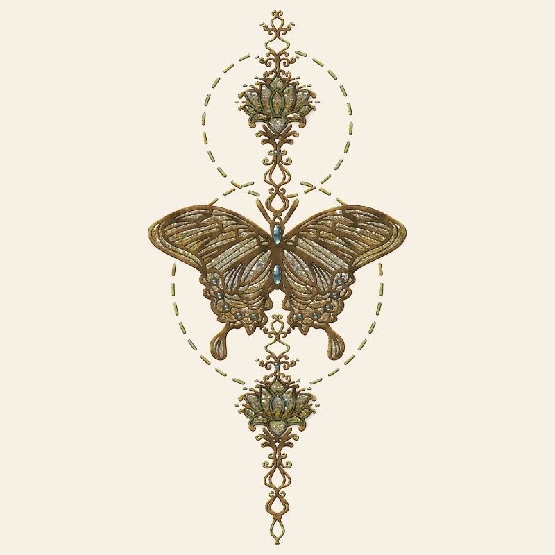 L’élégance du papillon.
