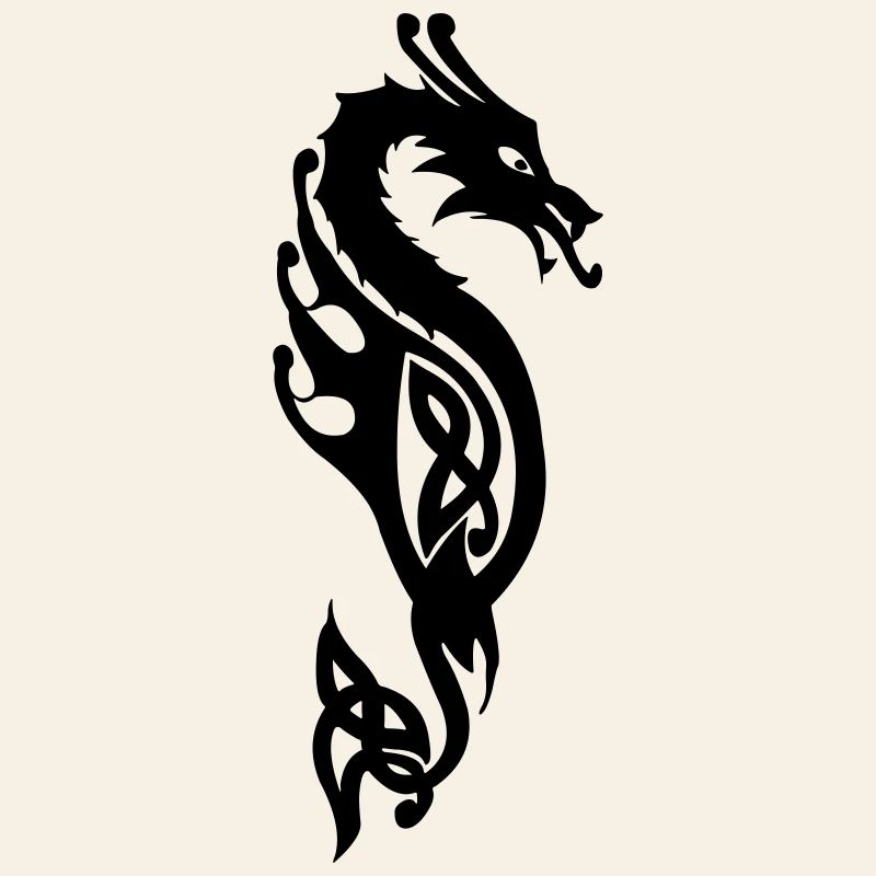 Monstrous sea snake or dragon vector