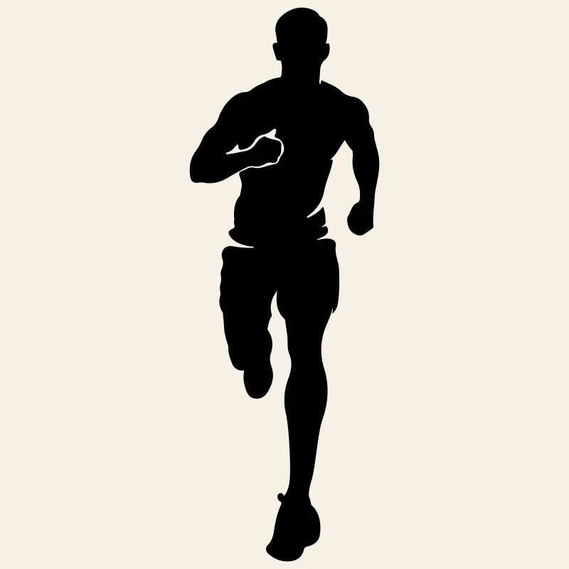 Marathon Runner Silhouette Marathon