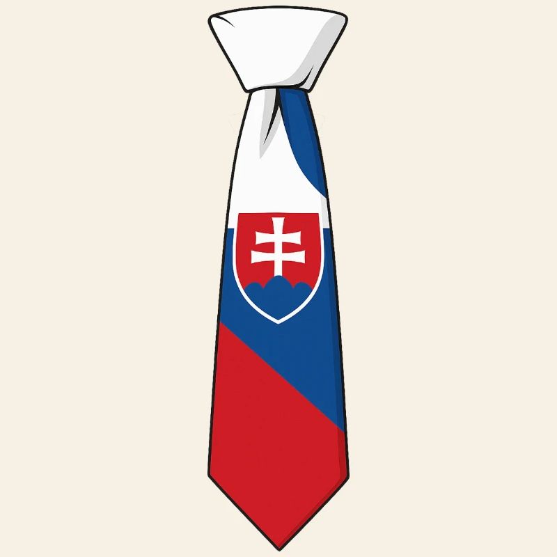 Cravate Slovaquie – Conception du drapeau