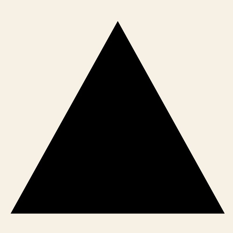 hipster triangle shape