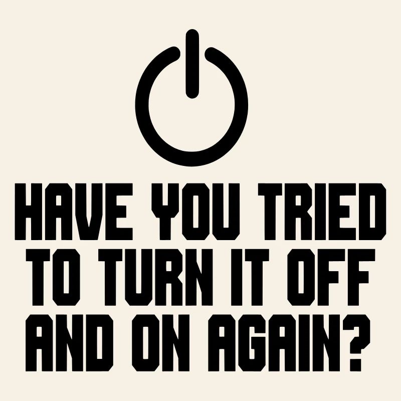 Have you tried turning the PC off and on #