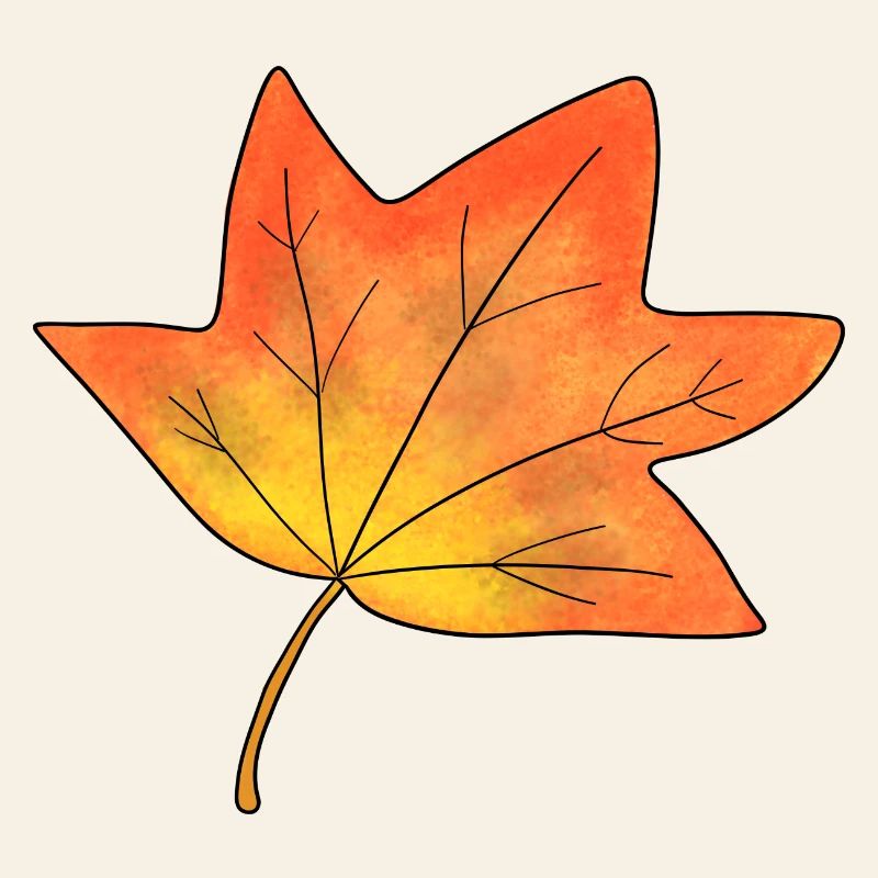 Autumn Leaf Maple Leaf