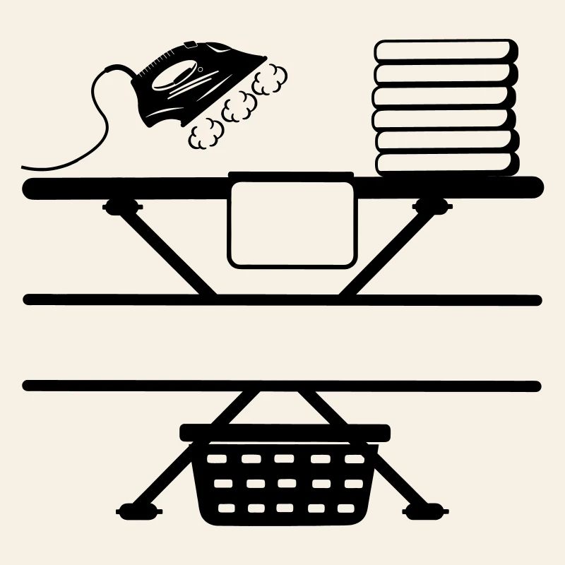 Steam iron iron paste and text banner