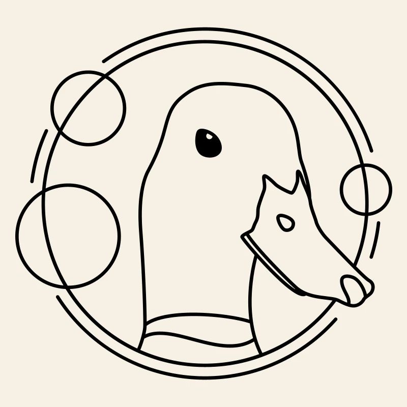 Duck in geometric design