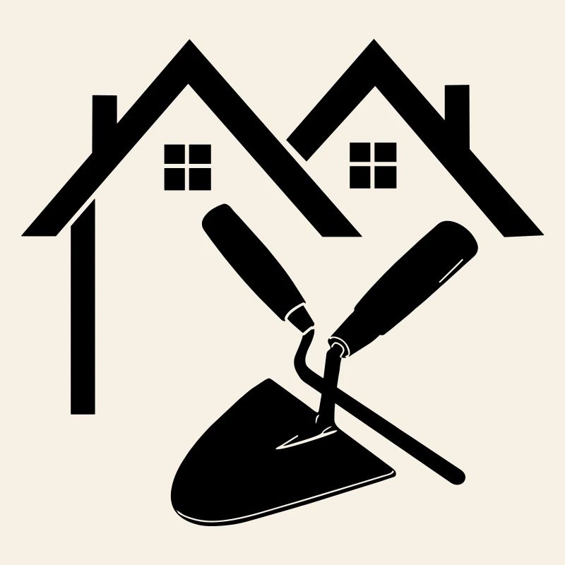 Construction de maison joint maçon clou et truelle