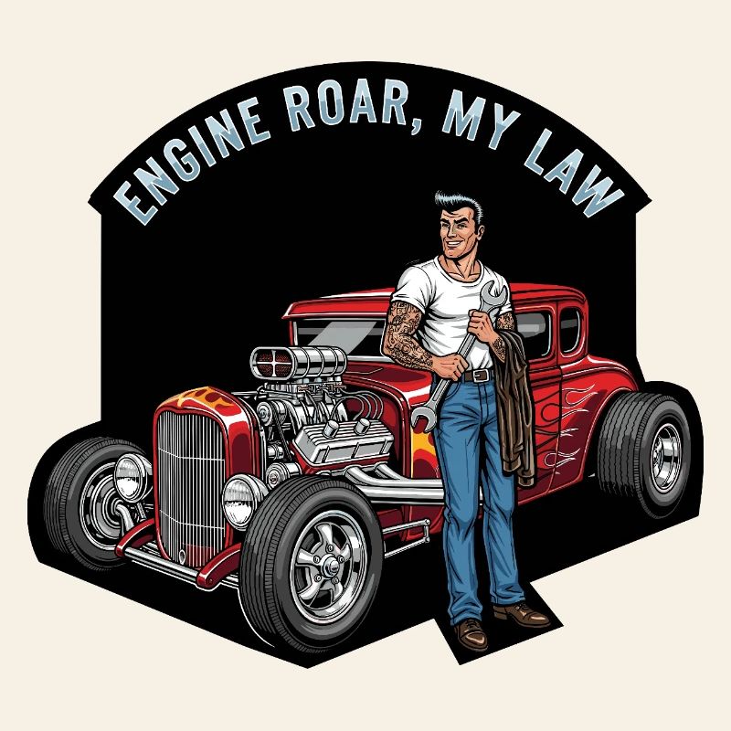 Hot engine and rebellious style