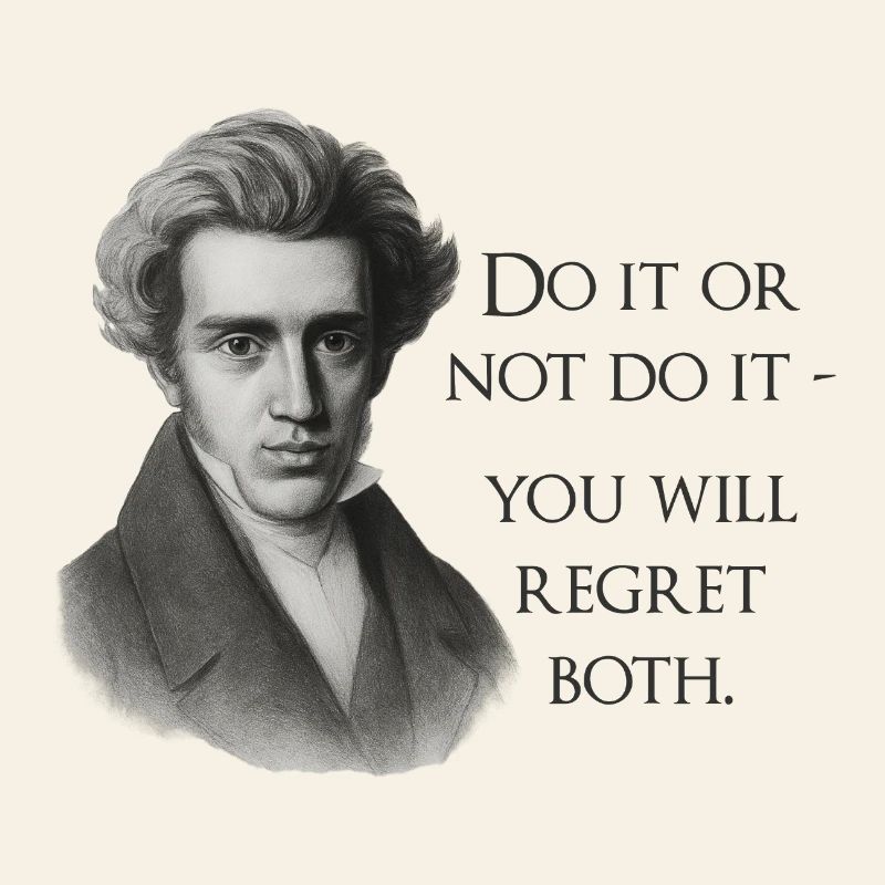 Kierkegaard Quote: Do it or not do it