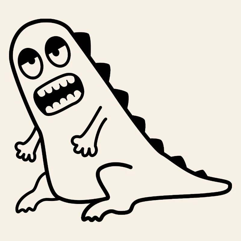 Dino Grrr – T-Rex, Nerd & Comic Style