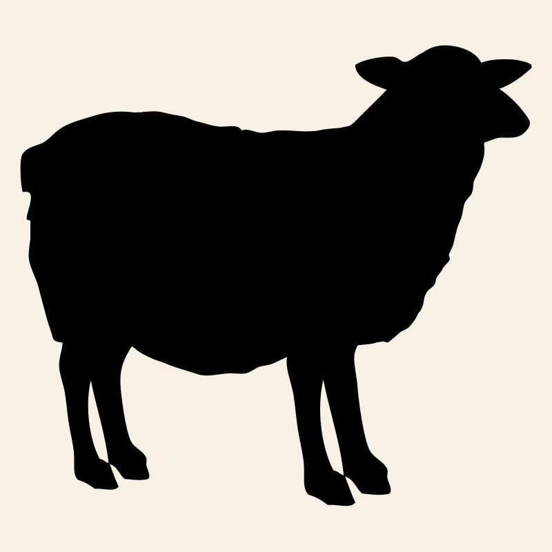Schaf Silhouette