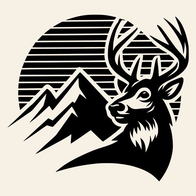 Alpenhirsch