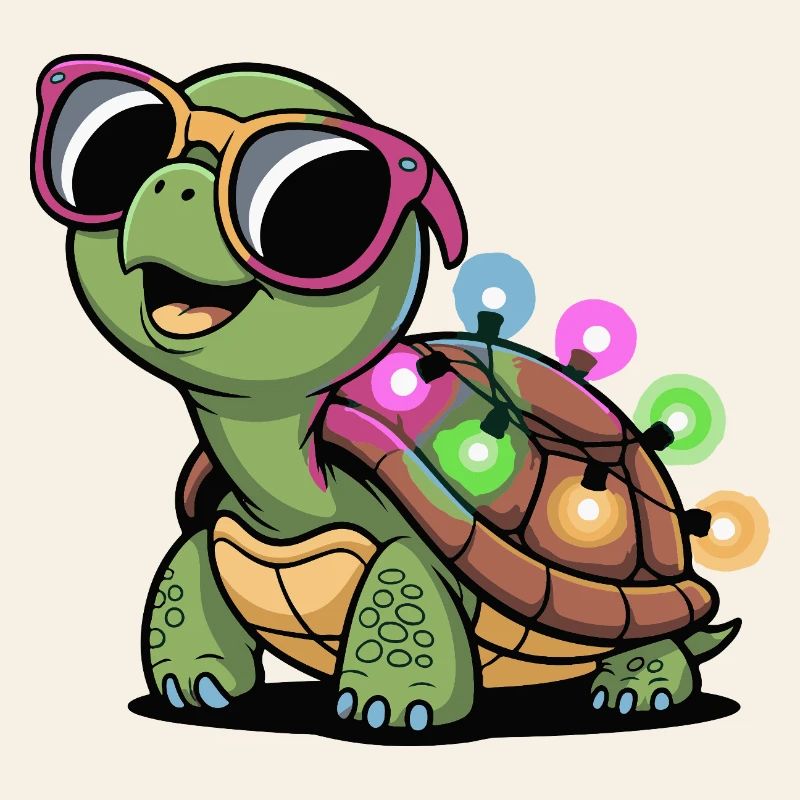 Lichtschein Turtle with sunglasses