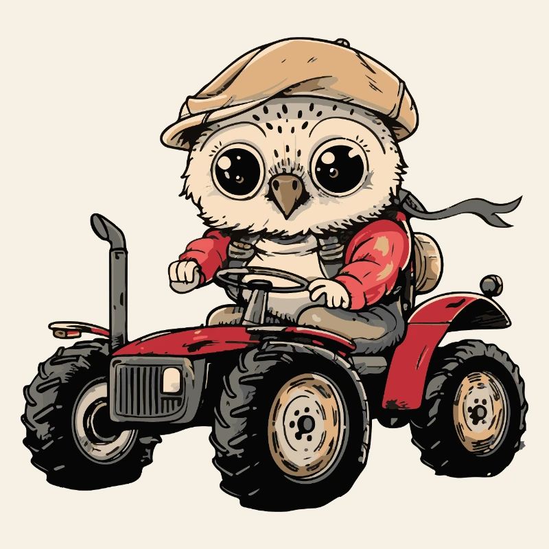 Eule Traktor Farmer
