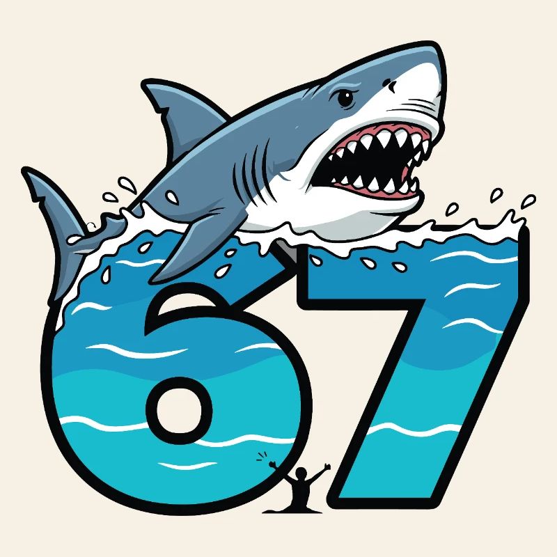 Shark Over 67 Wave Burst