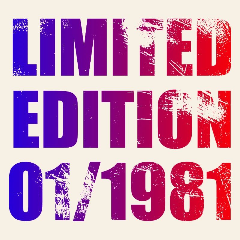 45th Birthday Limited Edition 01/1981