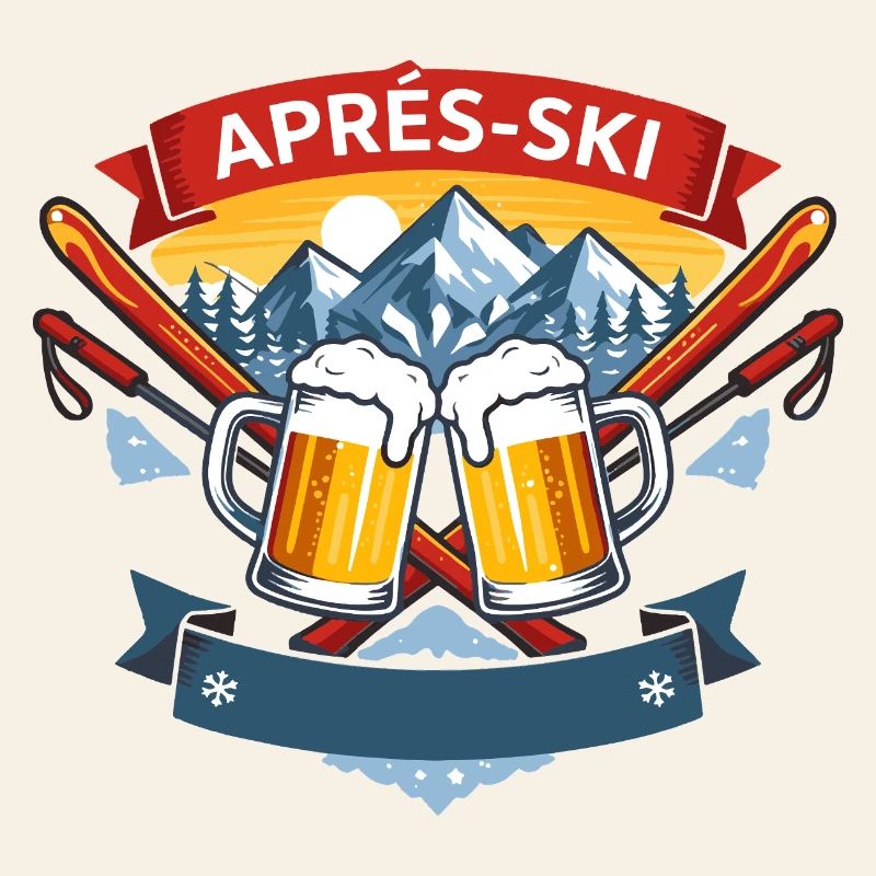 Après Ski Comic Design
