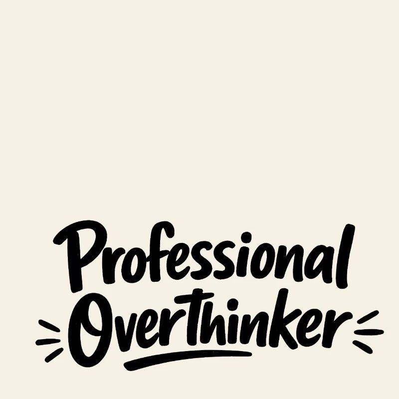 Minimaliste professionnel OVERTHINKER