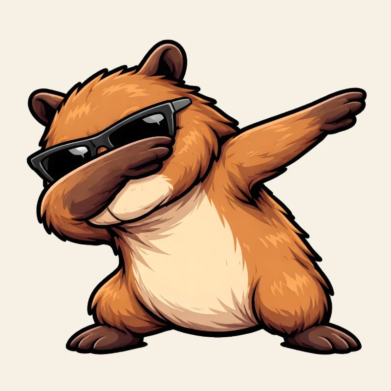 Dabbing Capybara