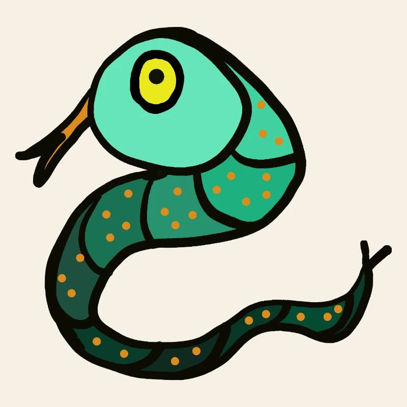 Bambini rettili serpente