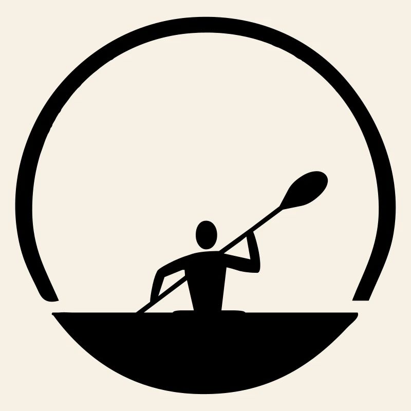 Emblème de canoë