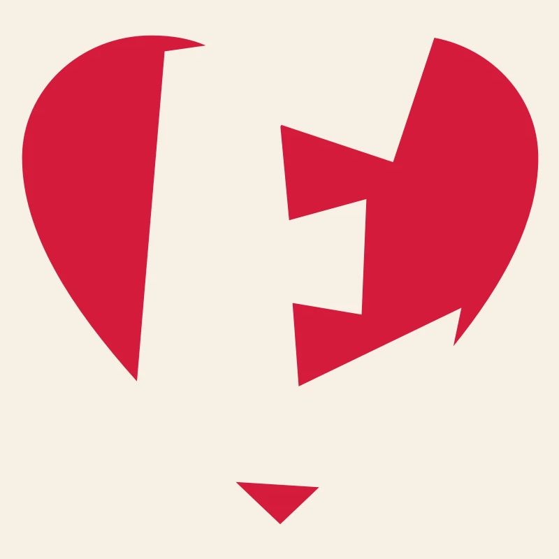 I love E - Herz E - Buchstabe E