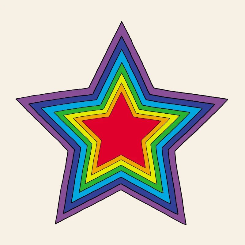 Rainbow star